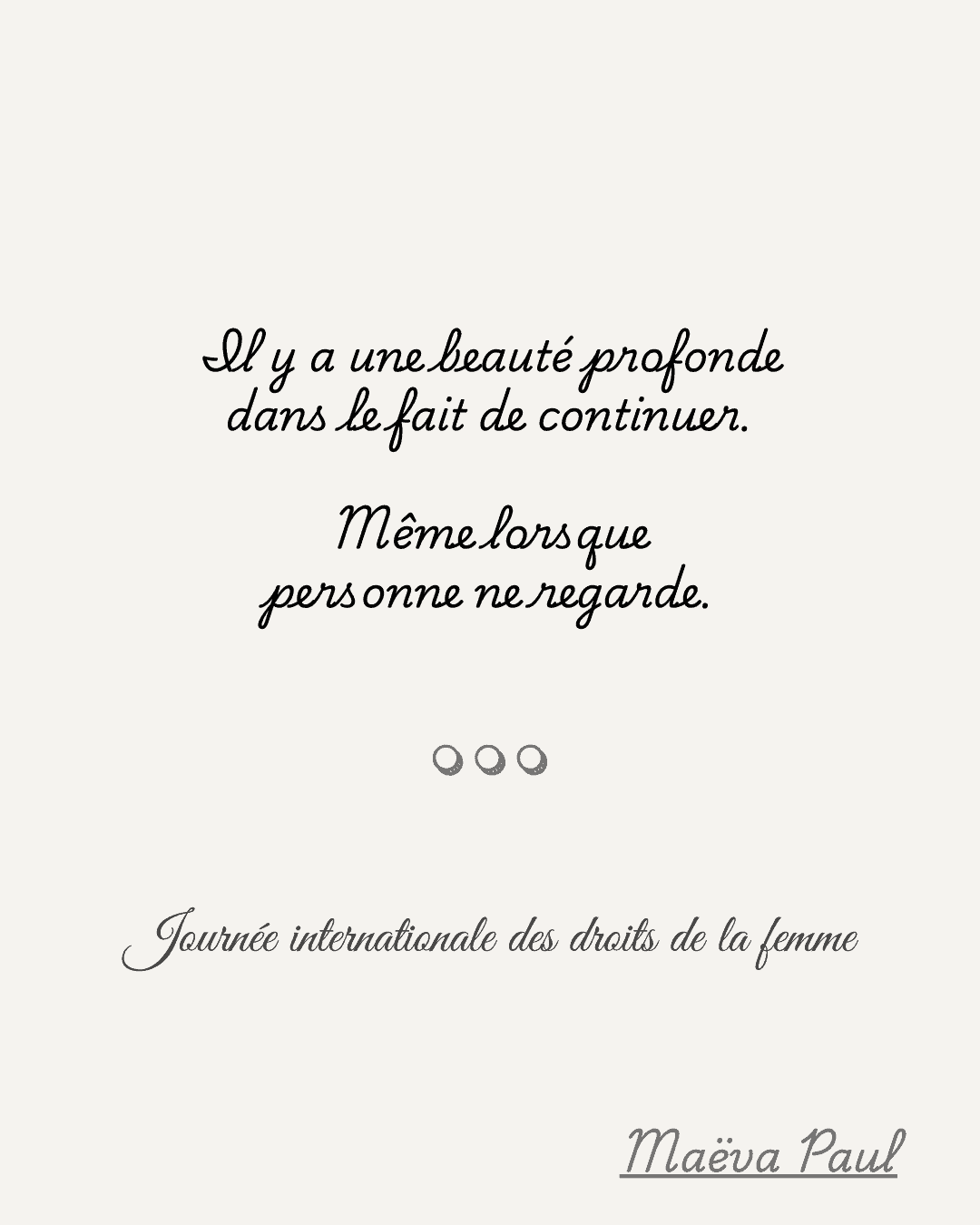 Épanouissement et résilience féminine — Maëva Paul