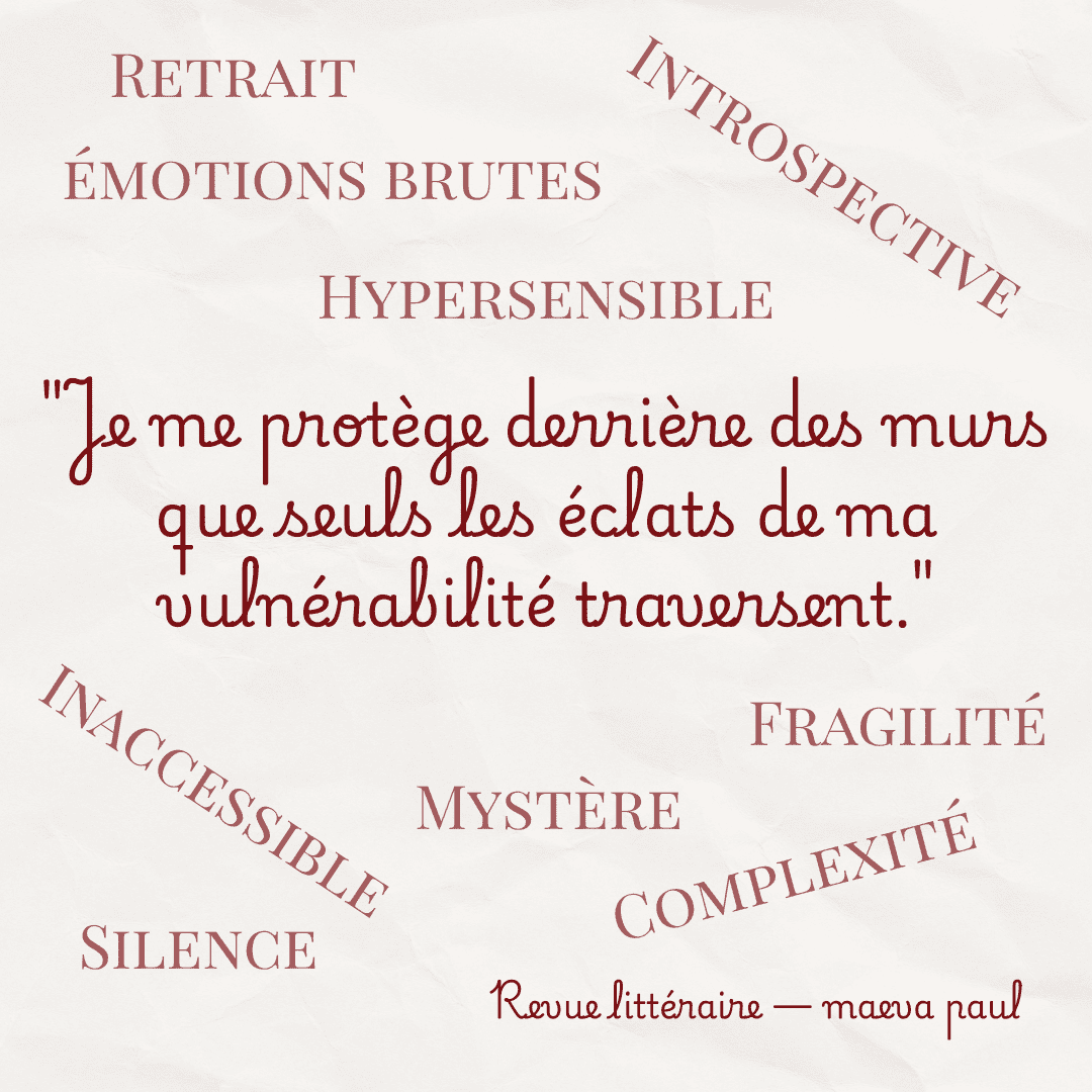 Analyse psychologique du personnage Brune dans Sans Armure de Cathy Ytak — hypersensibilité, vulnérabilité et mécanismes de protection émotionnelle — Maëva Paul