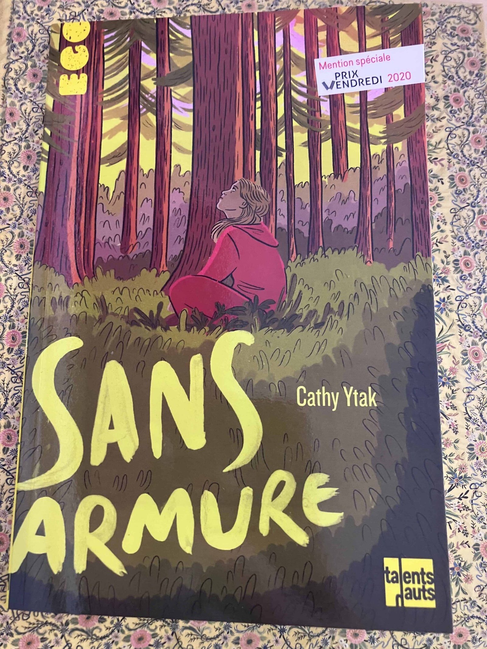 Couverture du roman Sans Armure de Cathy Ytak — vulnérabilité et amour — revue psychologique — Maëva Paul