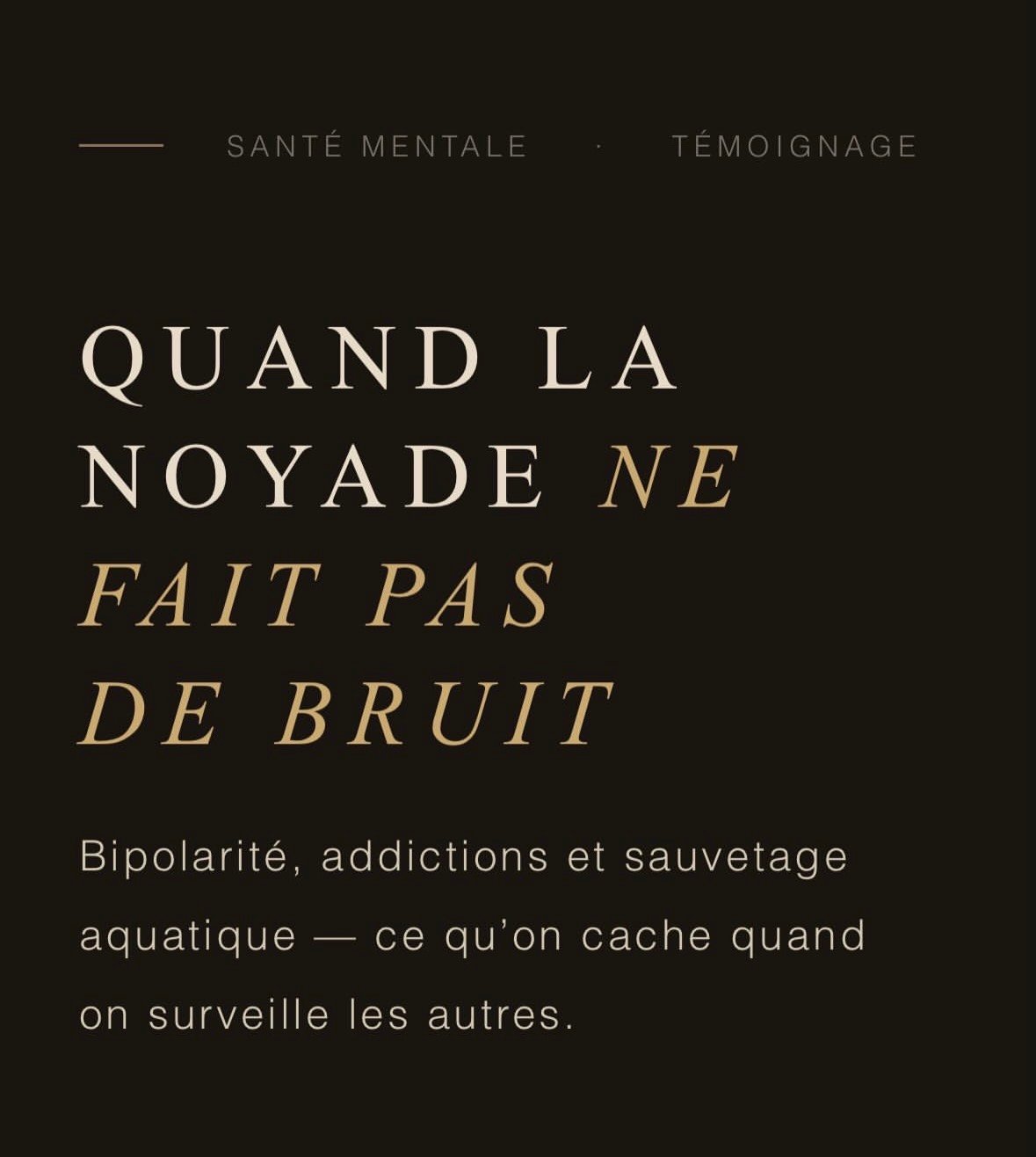 Euphoria santé mentale addictions